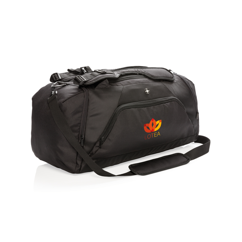 Swiss Peak RFID sports duffle & backpack